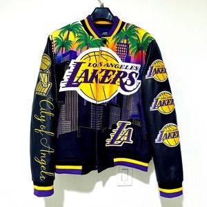 Los Angeles Lakers Championship Leather Jacket